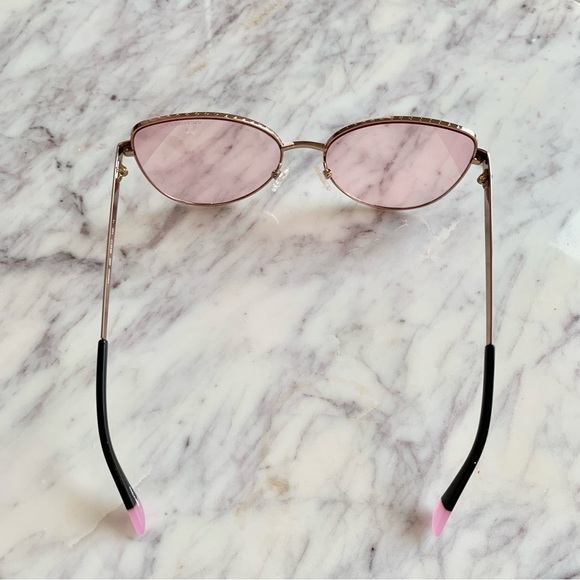 ? NEW Victoria’s Secret Pink Oversized Metallic Colorblock Cat-Eye Sunglasses main image 8